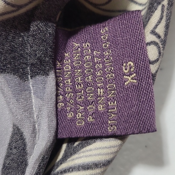 HALE BOB Black Cream Floral Boat Neck 3/4 Sleeve Mini Dress - Picture 8 of 12